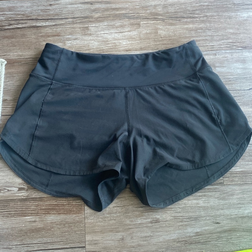 Lululemon running speed up shorts - black